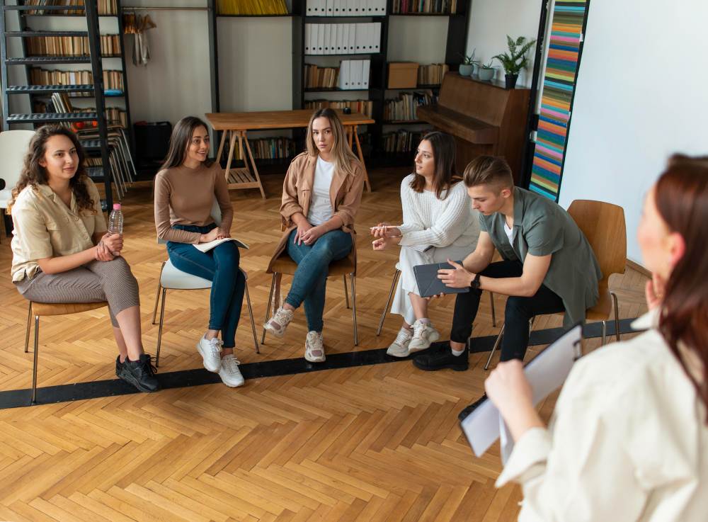 Group therapy for mental health